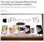 Нові титанові iPhone 15 дуже сильно перегріваються