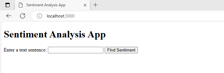 Sentiment Webpage