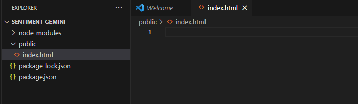 Index HTML Page