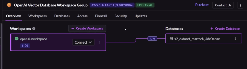 openai vector database