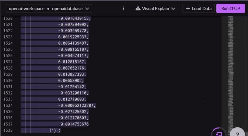 vectr embeddings