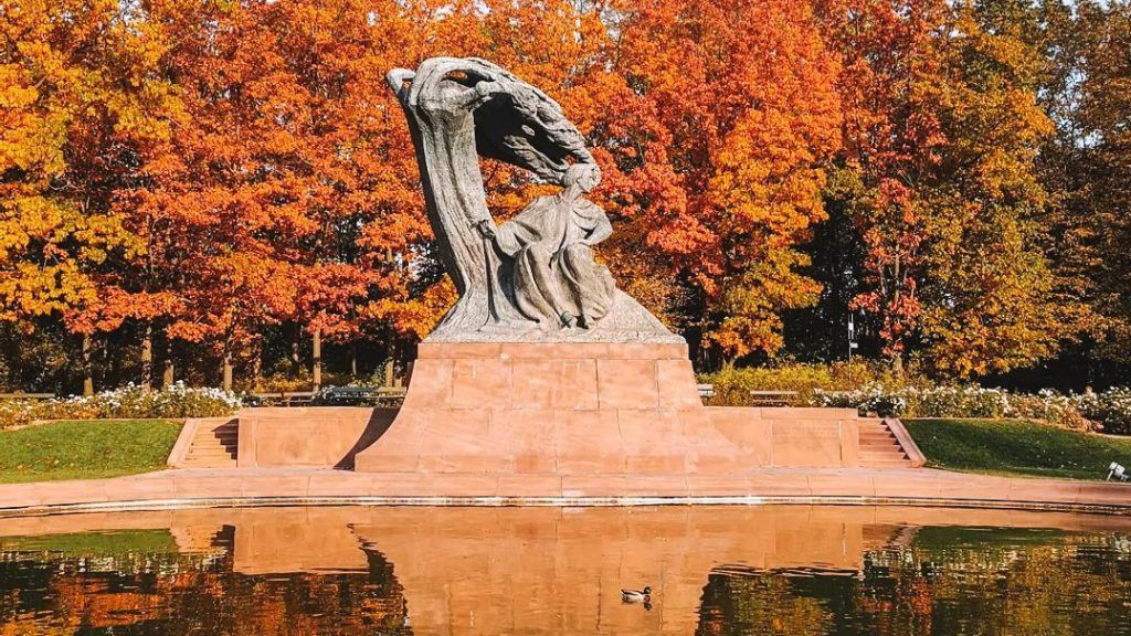 Пам’ятника Шопену у Варшаві