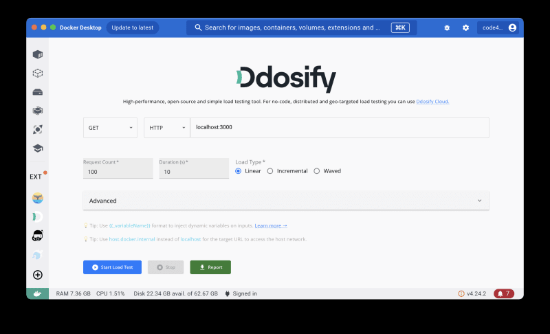 DDosify Setup