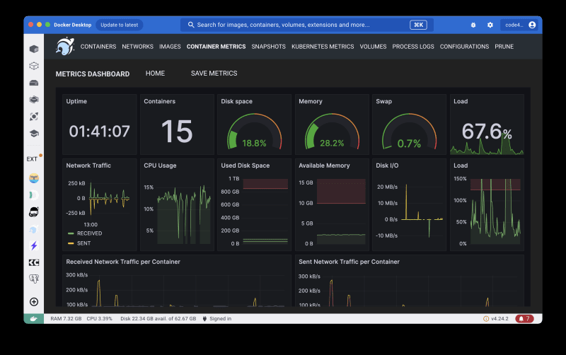 Docketeer Main Dashboard