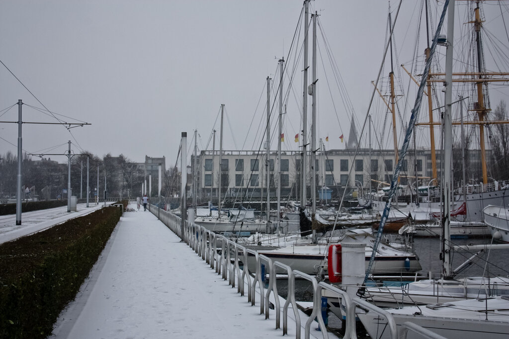 Узбережжя Бельгії взимку