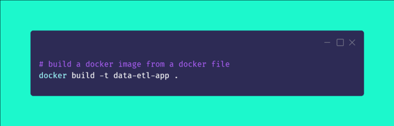 docker build command