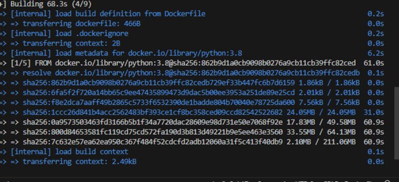 docker build