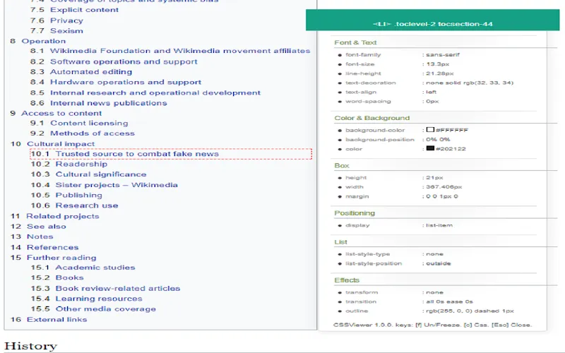 CSS Viewer | Safdar Ali