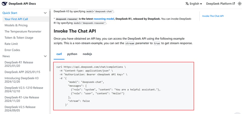 How to Use Deepseek API