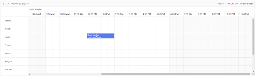 Deleting appointments in JavaScript Scheduler